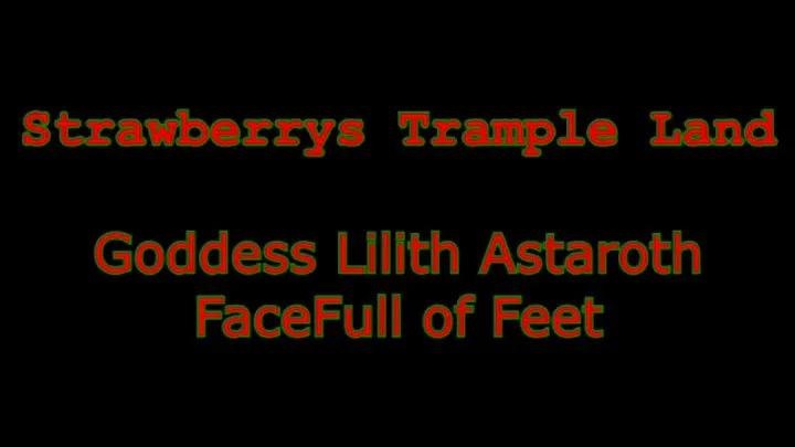 Goddess Lilith Astaroth Face Full Of Feet