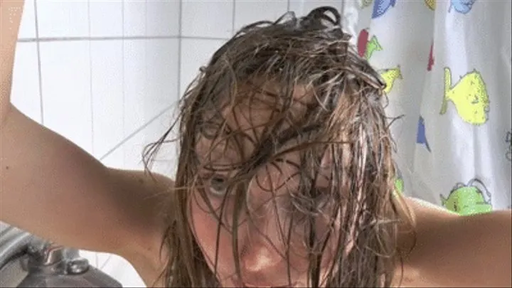 'Unique store distribution: Naked Hair styling, sexy hair chaos pov peeing on my head and cumming on my hair'