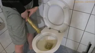 'Pissing like a guy'