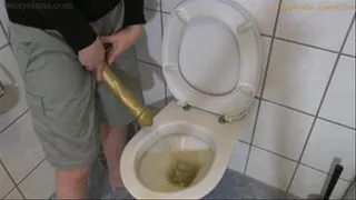 ' ' 'Pissing like a guy'