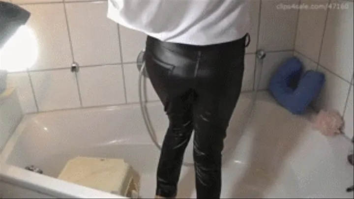 ' ' 'New black spandex pants'