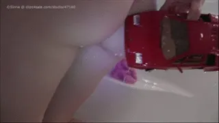 'HD' 'playing car wash in the tub'