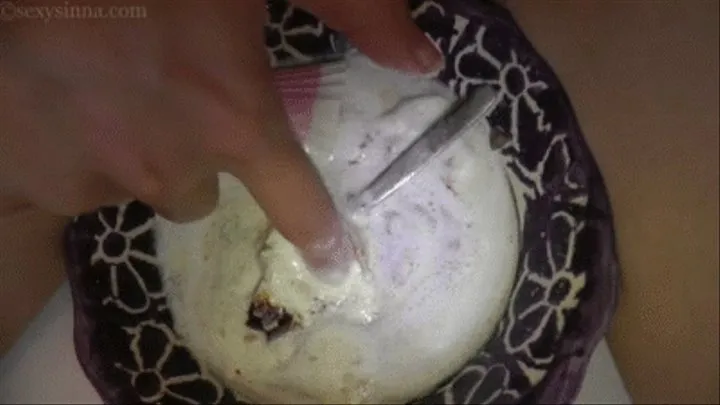 'Delicious ice cream turned into naughty piss overflow mess'