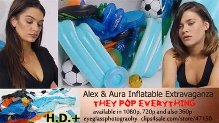 Alex & Aura Inflatable Popping Extravaganza *HIGH DEFINITION+* *SINGLE CAM*