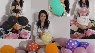 Jessie Oxidized Balloon Breaking HIGH DEFINITION* *SINGLE CAM*