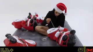 Kirsten Incense Burns 4 Santa Inflatables *HIGH DEFINITION+* *SINGLE CAM*
