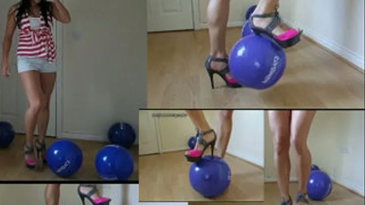 Chloe heel pops beachballs