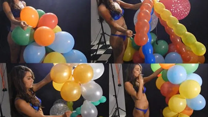 Alex Smoking Balloons Pop HIGH DEFINITION* *SINGLE CAM*