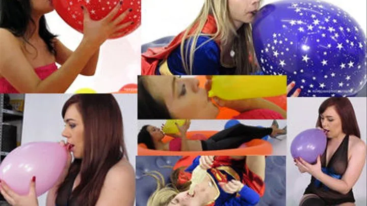 Balloon Blowing Babes Volume 1 *HIGH DEFINITION+ *MULTI CAM*