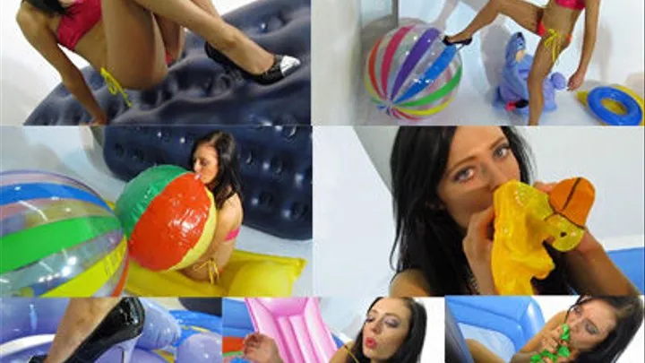 Jayne Inflatable Fun **PART 1 OF 2 PART MOVIE**