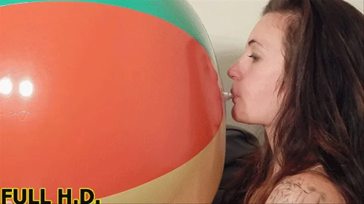 Mazzy Tightly Inflates Beachballs HIGH DEFINITION* *SINGLE CAM*