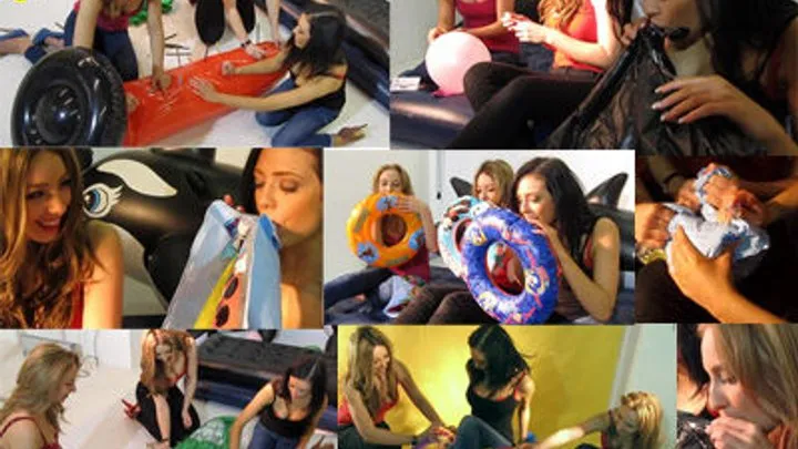 Jayne, Rachel & Steph Inflatable Fun *PART 1 OF 2 PART MOVIE*