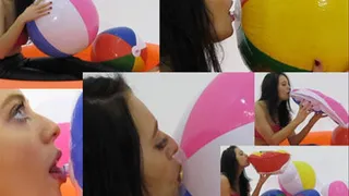 Jayne Beachball Blowing