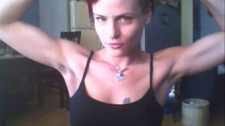 Popping My Biceps and My Tits