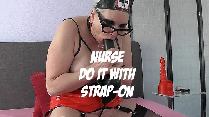 Nurse do it with strap-on