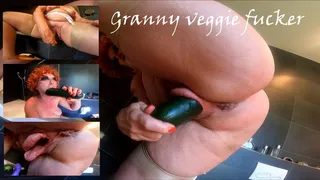 Granny veggie fucker