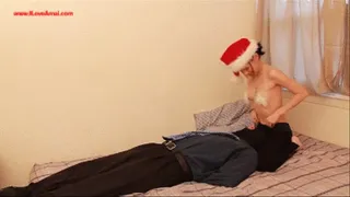 Naughty Santa's Titty and Ass Smother