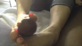 Big Black Cock Foot Job