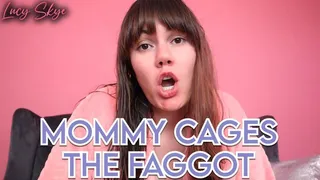 Step-Mommy Cages the Faggot