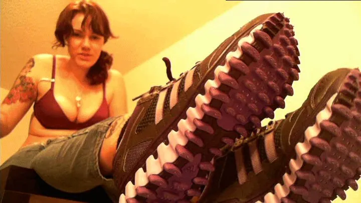 Purple Sneakers: Eat Cum