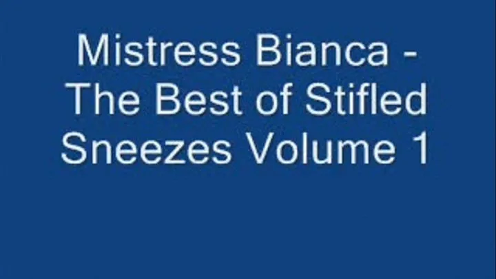 The Best of Stifled Sneezes Volume 1