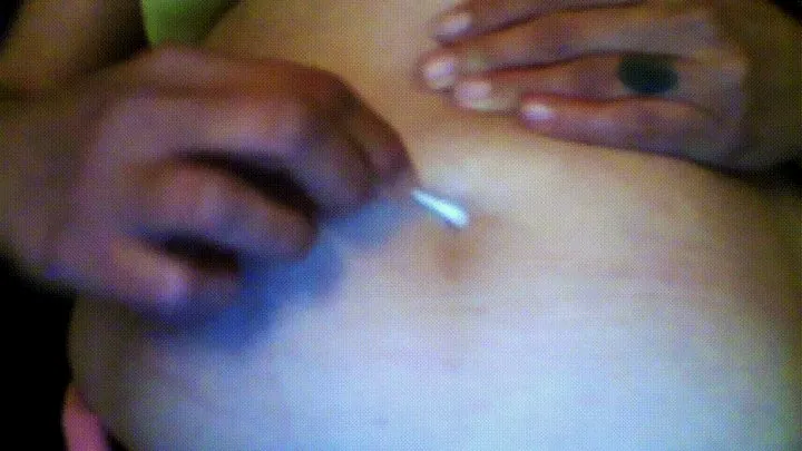 Q Tip Belly Button Cleaning!