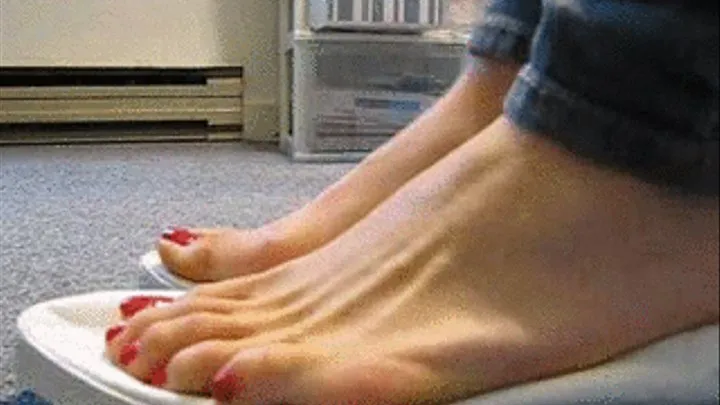 Bare Feet On Top of Flats 3