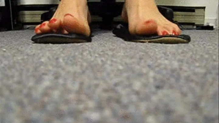 Bare Feet on Top of Flats