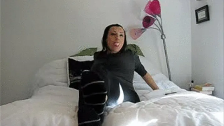 Bubble Blowing and Foot Teasing