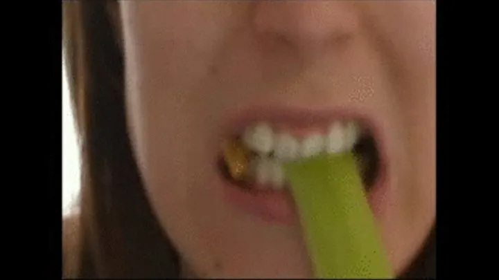 Celery and Super Crunchy Peanut Butter