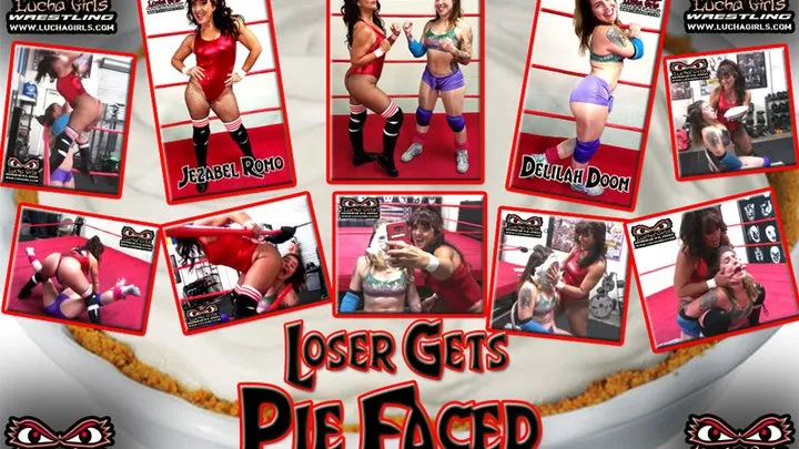 1496-Loser Gets Pie Faced - Female Wrestling