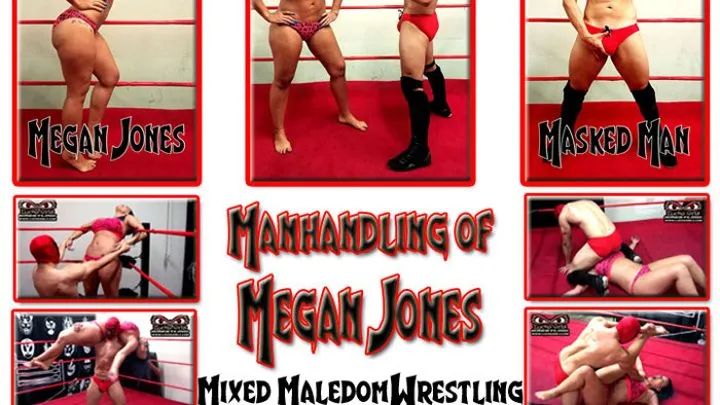 1492-Manhandling of Megan Jones - Mixed Maledom Wrestling