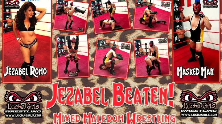 1470-Jezabel Beaten - Mixed Maledom Wrestling