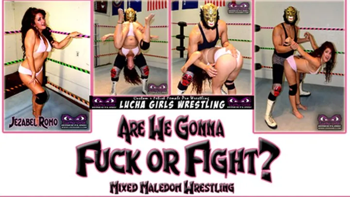 1002R-Are We Gonna Fuck or Fight - Mixed Maledom Wrestling