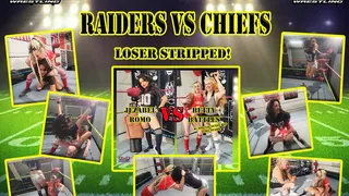 1279-Football Fights - Raiders vs Chiefs - Fantasy Wrestling