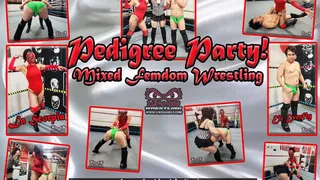 1292-Pedigree Party - Mixed Femdom Wrestling