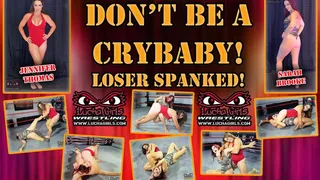 1296-Dont Be A CryBaby! - Loser Spanked!