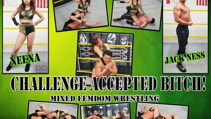 1326-Challenge Accepted Bitch! - Mixed Femdom Wrestling