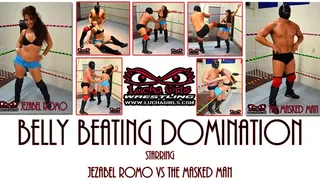 1335-Belly Beating Domination! - Mixed Maledom Wrestling