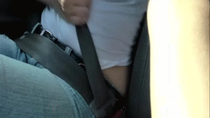 Seat Belt Fetish With Smiley