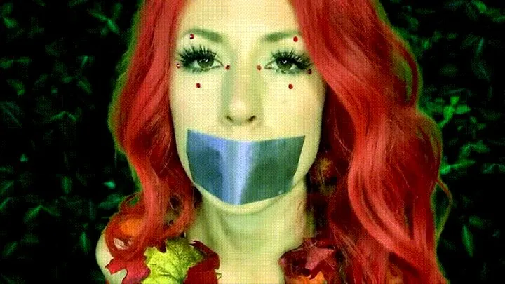 Poison Ivy Tape Gagged