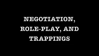 Spanking 101, Chapter 5, Part 1: Negotiation for Trappings, Mf,