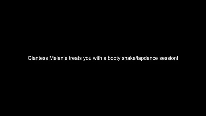 Giantess Melanie Live gives you a sexy booty shake lapdance session