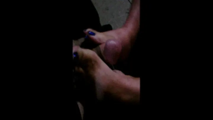 Michelle Pretty Purple Footjob