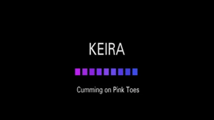 Keira - Pink Toe Footjob