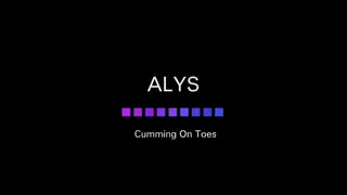 Alys - Cumming On Pink Toes