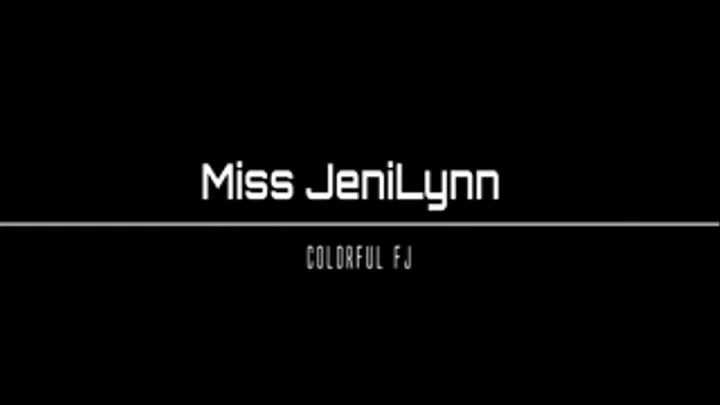 JeniLynn Colorful Footjob