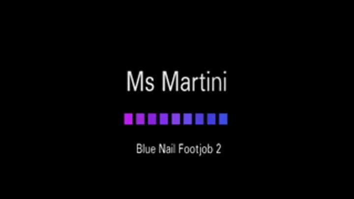 Ms Martini Blue Nail FJ 2