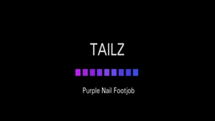 Tailz Purple Footjob