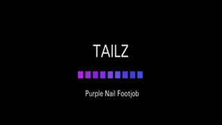 Tailz Purple Footjob